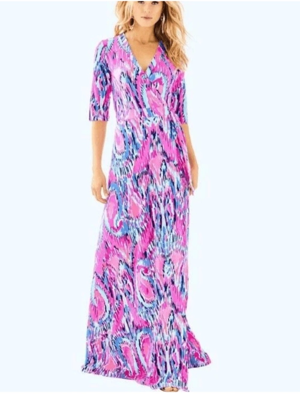 Lilly Pulitzer, Marvista Wrap maxi, medium